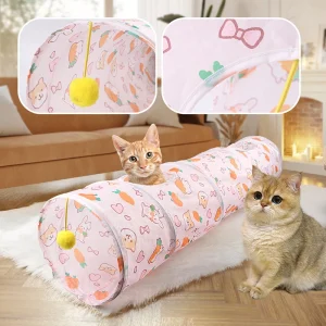 Foldable Tunnel Small Pet Interactive Fun