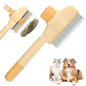 Pet Hair Removal Comb Self-Cleaning